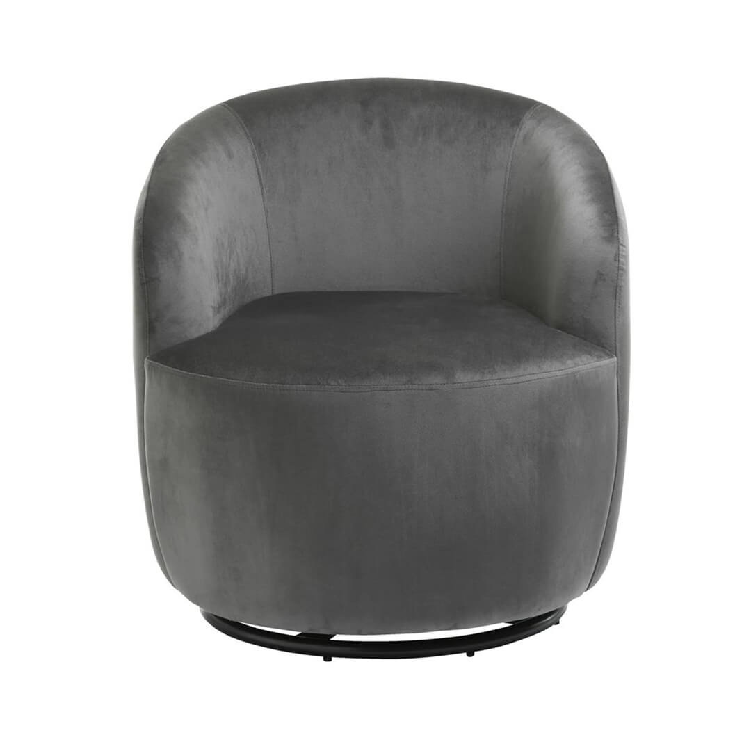 Swivel Chair Gray - obrazek 2
